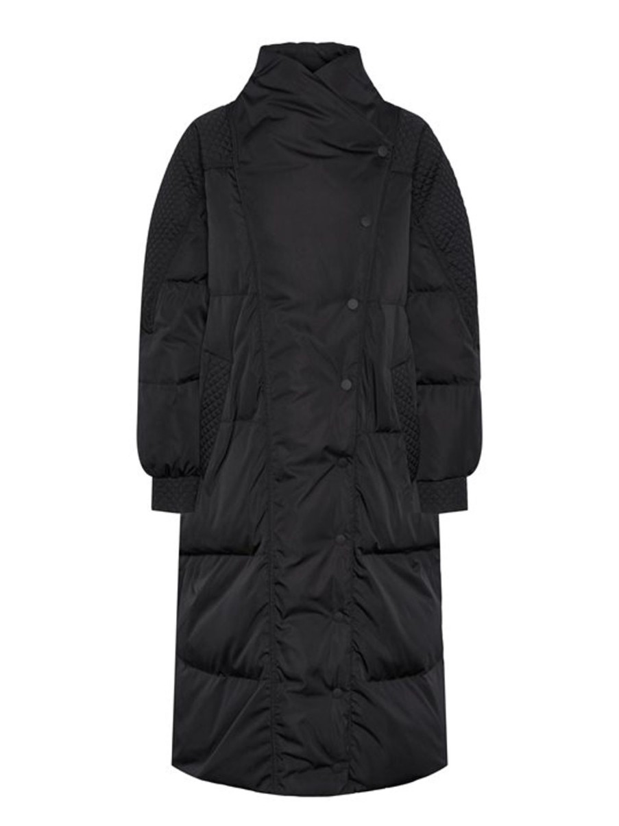 Overtoj GOSSIA | Y.A.S - Finlou Down Coat - Sort