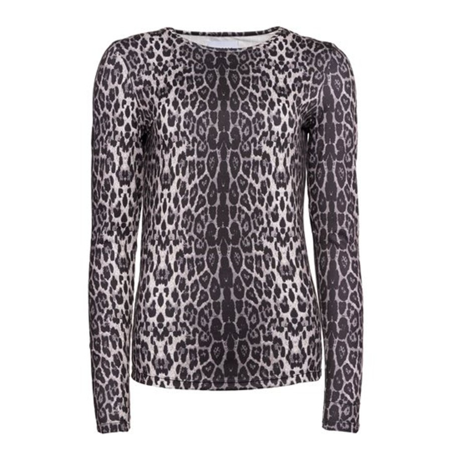 Bluser Liberté essentiel | Liberte - Lotus Ls Blouse - Grey Black Leo