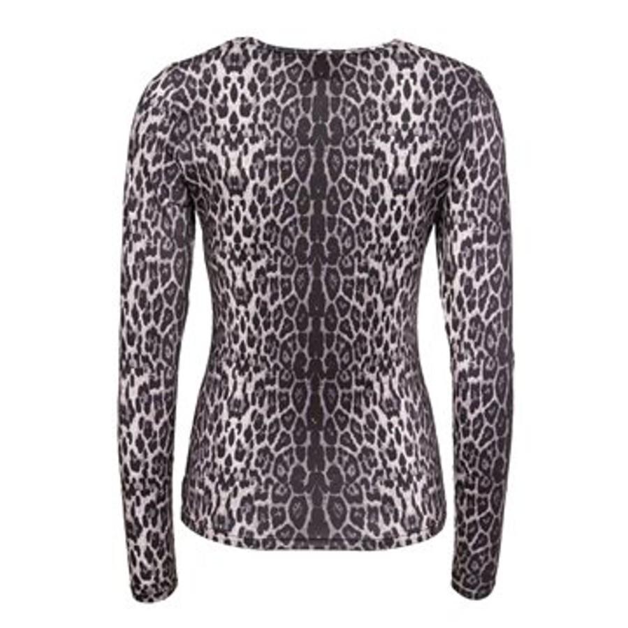 Bluser Liberté essentiel | Liberte - Lotus Ls Blouse - Grey Black Leo