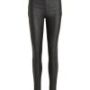 Leggings Y.A.S | Object - Belle Mw Coated Leggings - Sort