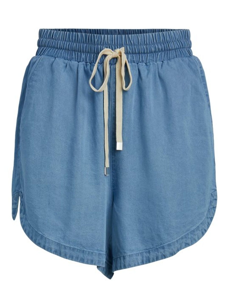 Shorts Object | Object - Paula Mw Denim Shorts - Lysebla