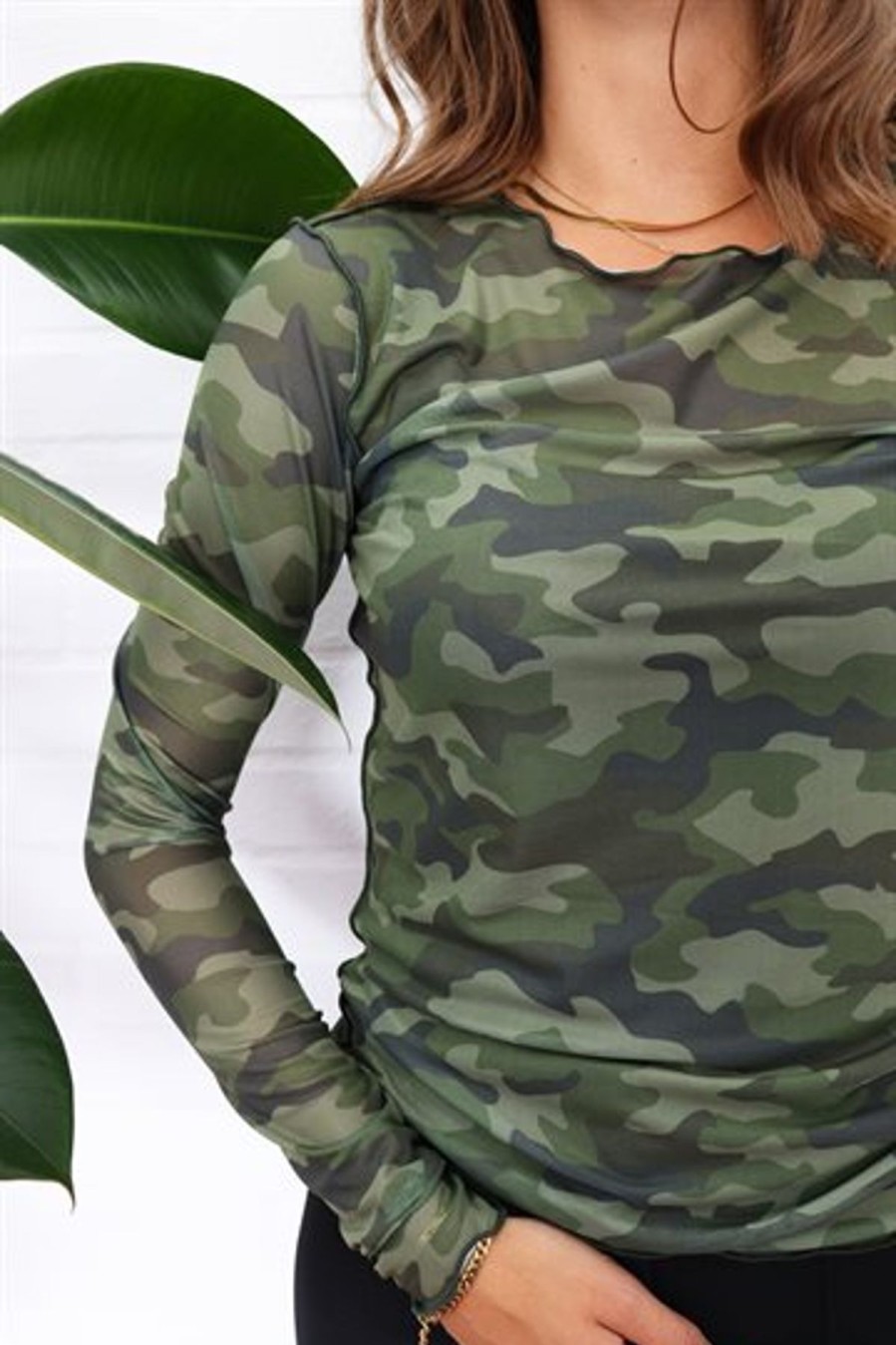 Toppe Liberté essentiel | Liberte - Mesh Top - Camo