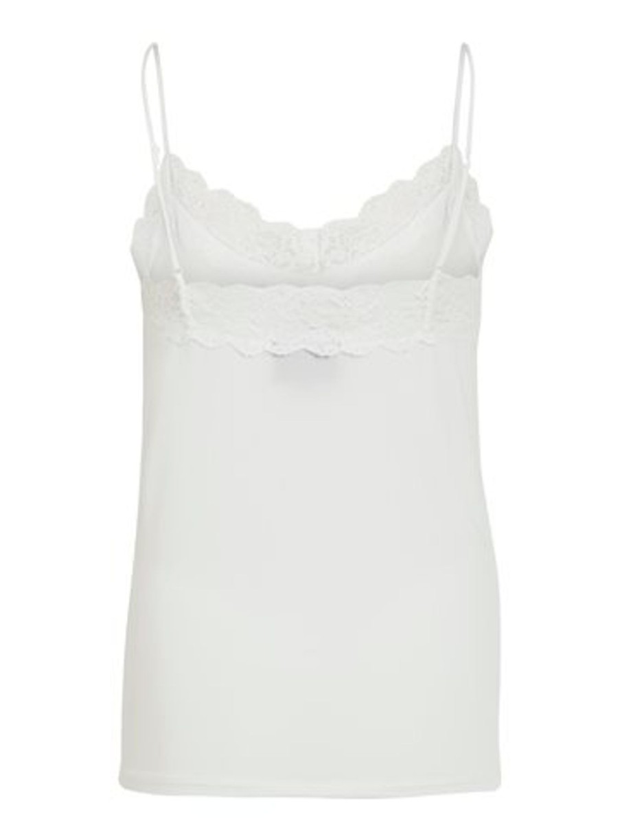 Toppe Object | Object - Leena New Lace Singlet - Hvid