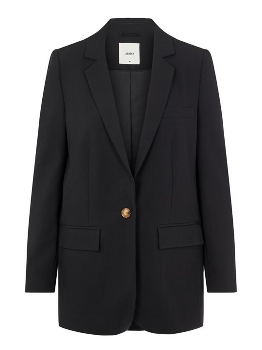 Blazer Object | Object - Sigrid Ls Blazer Noos - Sort