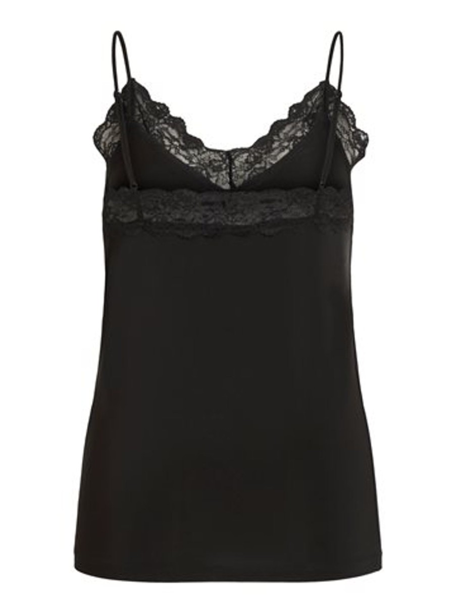 Toppe Object | Object - Leena New Lace Singlet - Sort