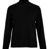 Strik Object | Object - Reynard Square Sleeve Pullover - Sort