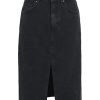 Nederdele Object | Object - Harlow Midi Denim Skirt - Sort