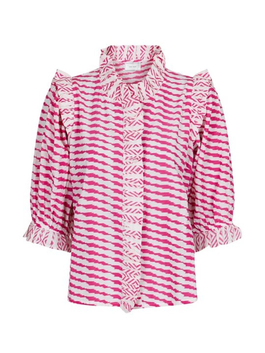 Skjorter Copenhagenshoes | Neo Noir - Chacha Graphic Blouse - Pink