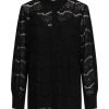 Skjorter Object | Yas - Larisso Ls Lace Shirt - Sort