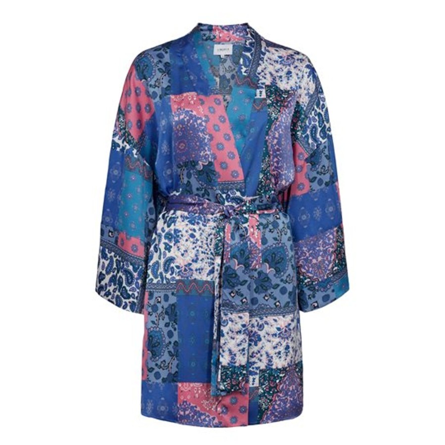 Skjorter Liberté essentiel | Liberte - Patty Kimono - Blue Patchwork