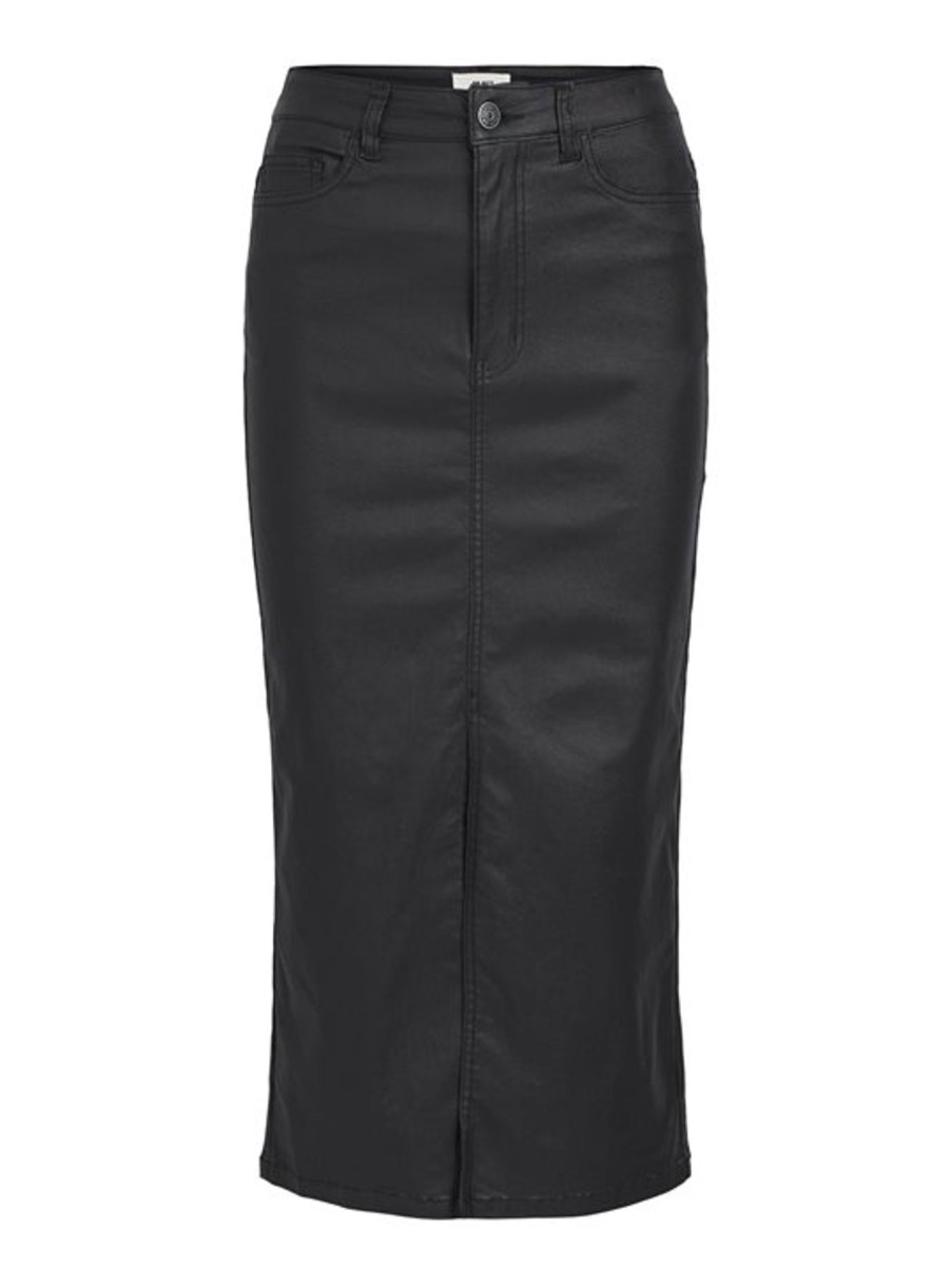 Nederdele Moves | Object - Naya Coated Mv Skirt - Sort