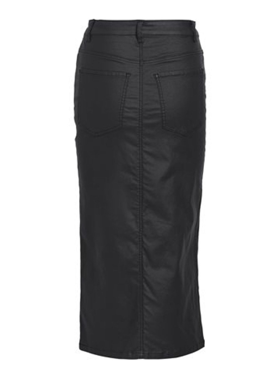 Nederdele Moves | Object - Naya Coated Mv Skirt - Sort