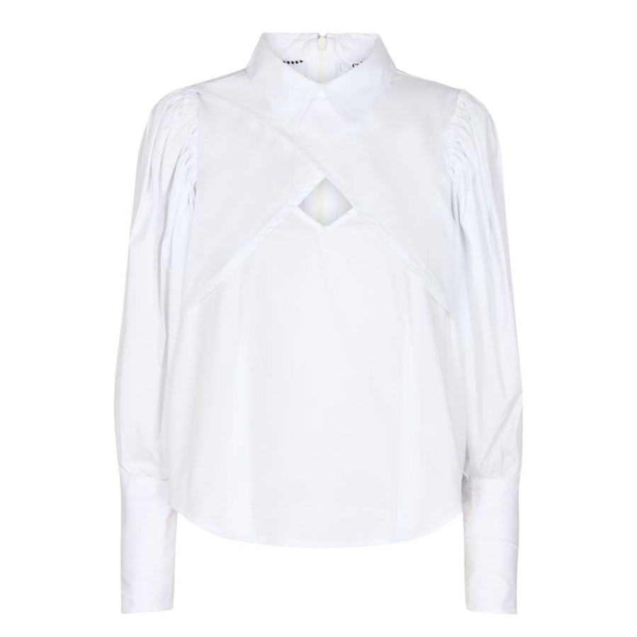 Bluser Co Couture | Co' Couture - Annah Cut Out Blouse - Hvid