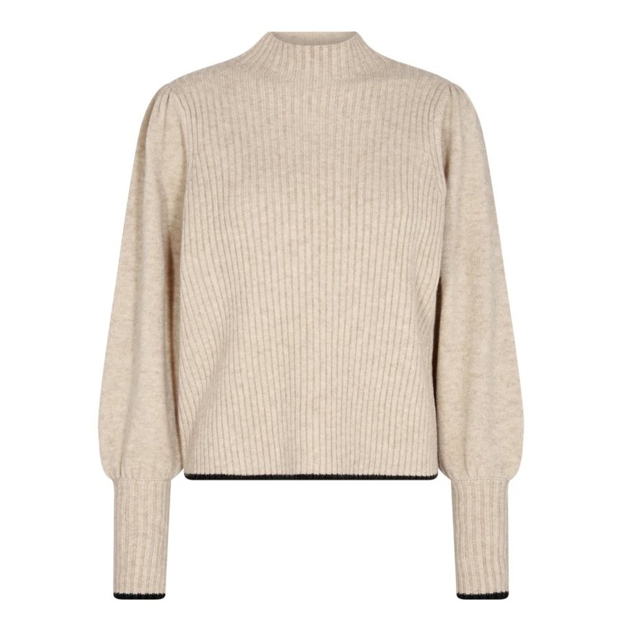 Strik Co Couture | Co' Couture - Row Puff Rib Knit - Sand