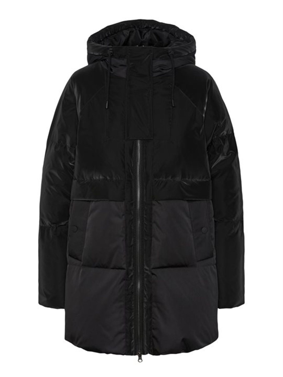 Overtoj Copenhagenshoes | Y.A.S - Verima Down Coat - Sort