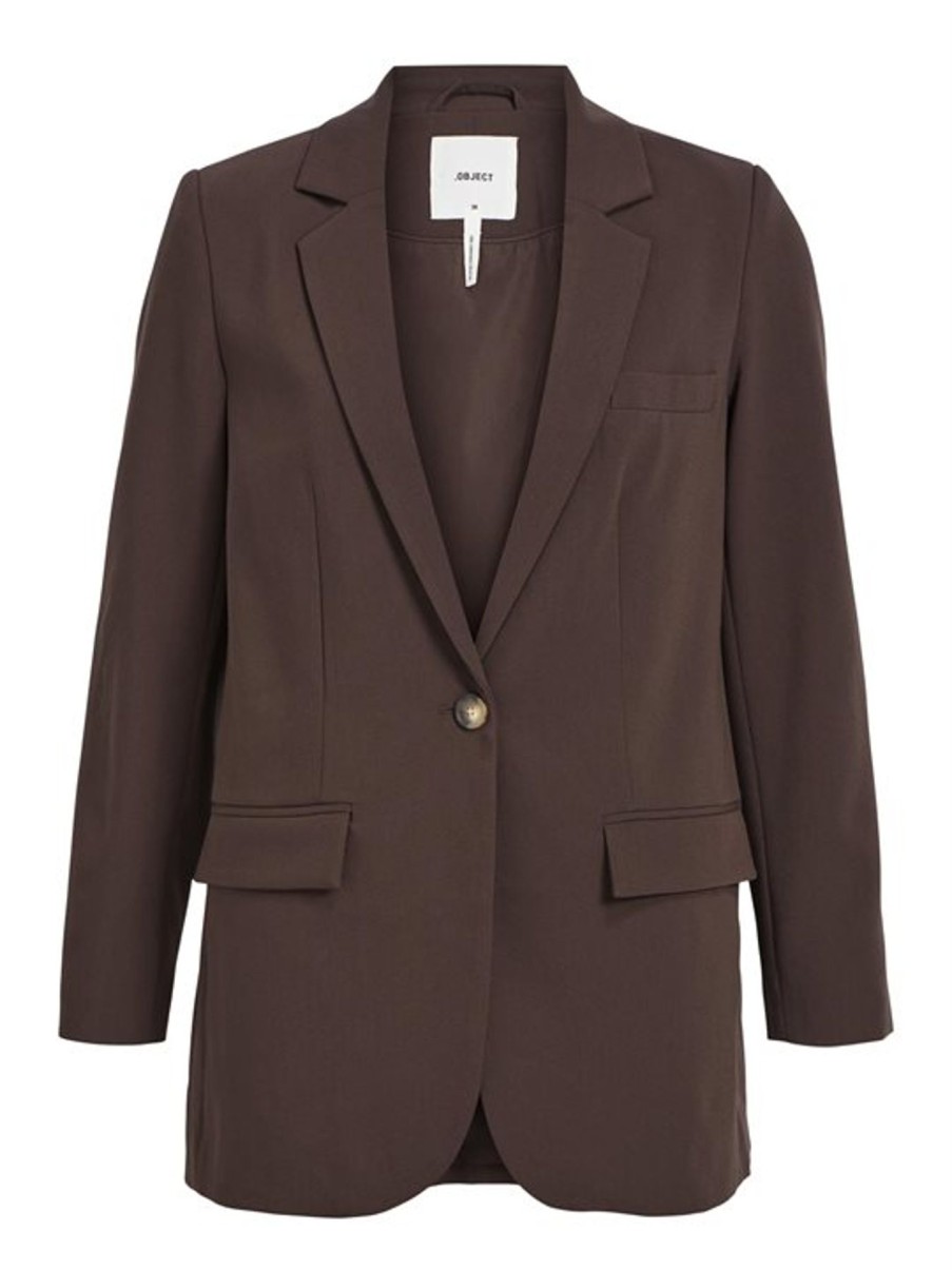 Blazer Object | Object - Sigrid Ls Blazer Noos - Brun