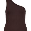 Toppe Object | Object - Luca Sl One Shoulder Top - Brun