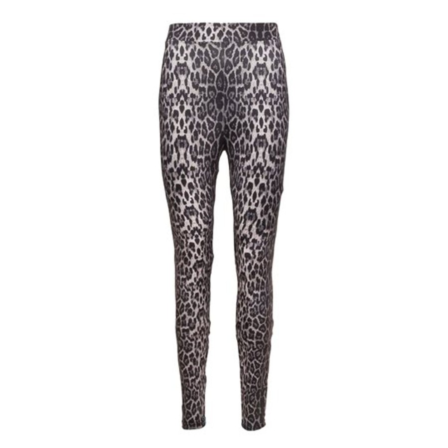 Leggings Object | Liberte - Lotus Leggings - Grey Black Leo