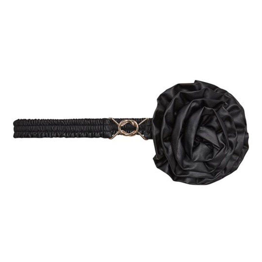 Accessories Co Couture | Co' Couture - Metallic Rose Belt - Sort