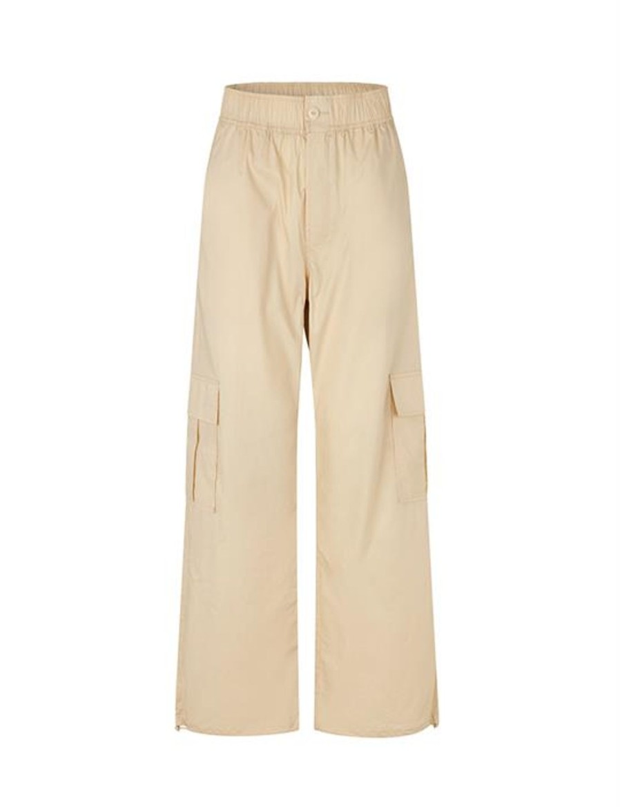 Bukser MbyM | Global Funk - Lana-G Pants - Faded Beige