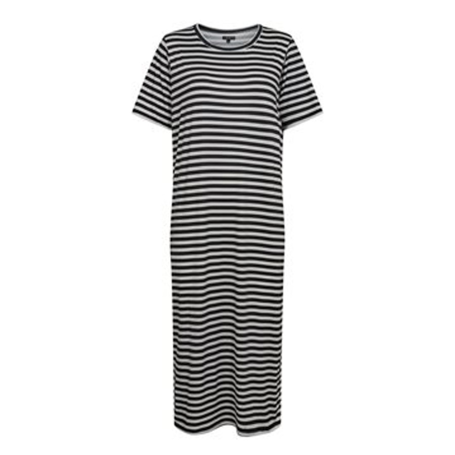 Jumpsuit Puma | Liberte - Alma T-Shirt Dress - Black Creme Stripe