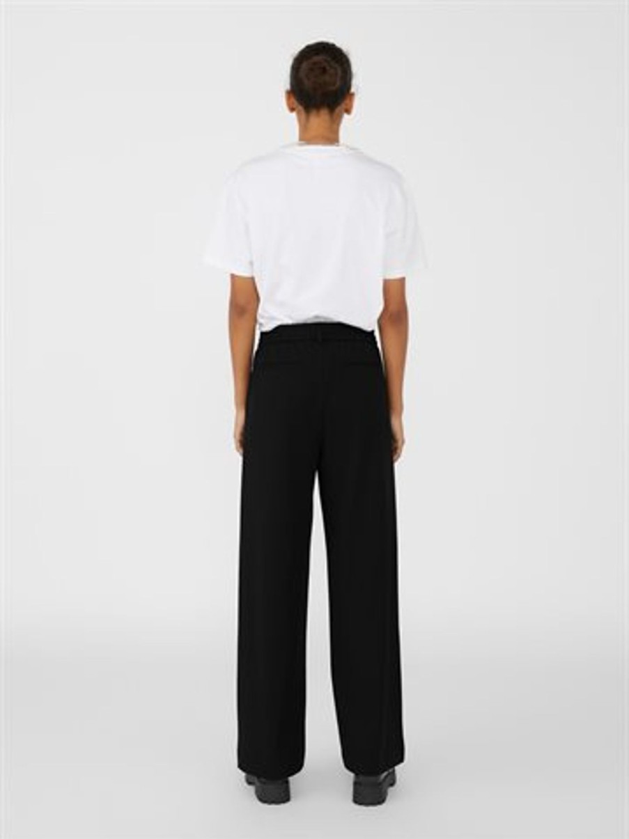 Bukser Object | Object - Lisa Wide Pant - Sort