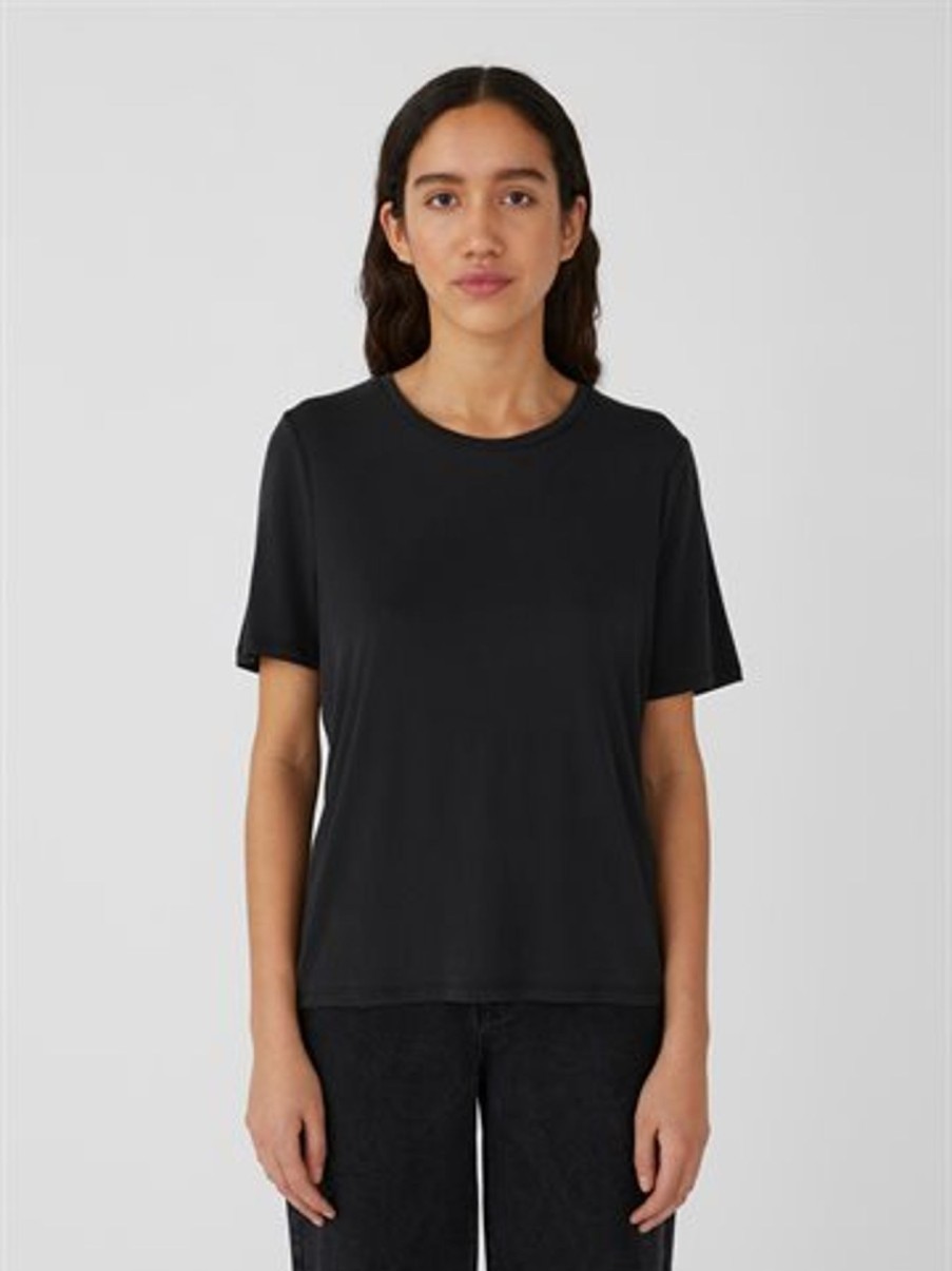 T-Shirt Object | Object - Annie Ss T-Shirt - Sort