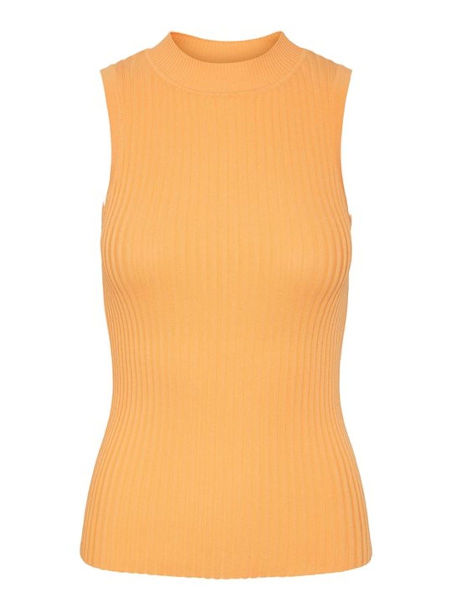 Toppe Co Couture | Y.A.S - Tanki Sl Knit Top - Orange