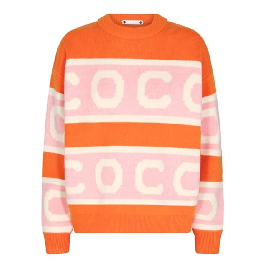 Strik Co Couture | Co' Couture - Row Cc Logo Knit - Orange