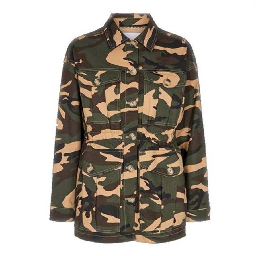 Overtoj Co Couture | Co' Couture - Camou Pocket Jacket - Army