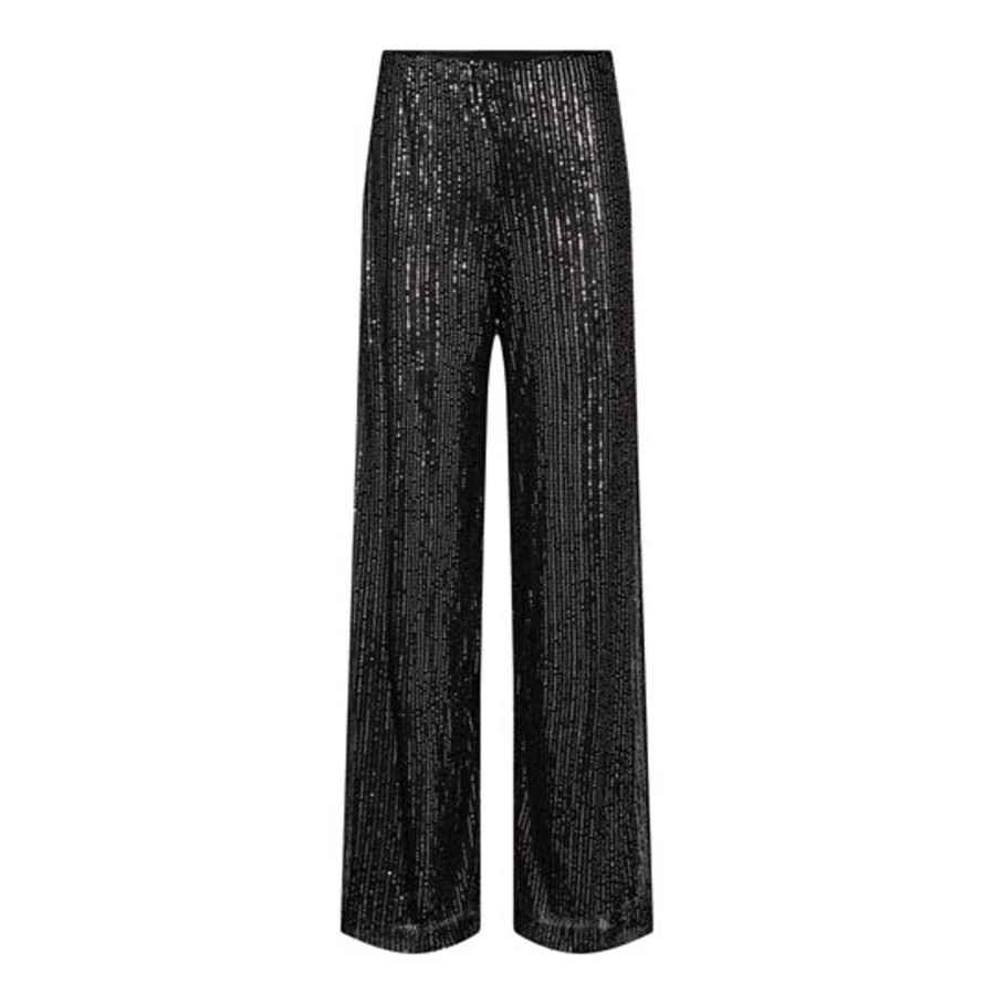 Bukser Copenhagenshoes | Co' Couture - Sage Sequin Pant - Gun Metal