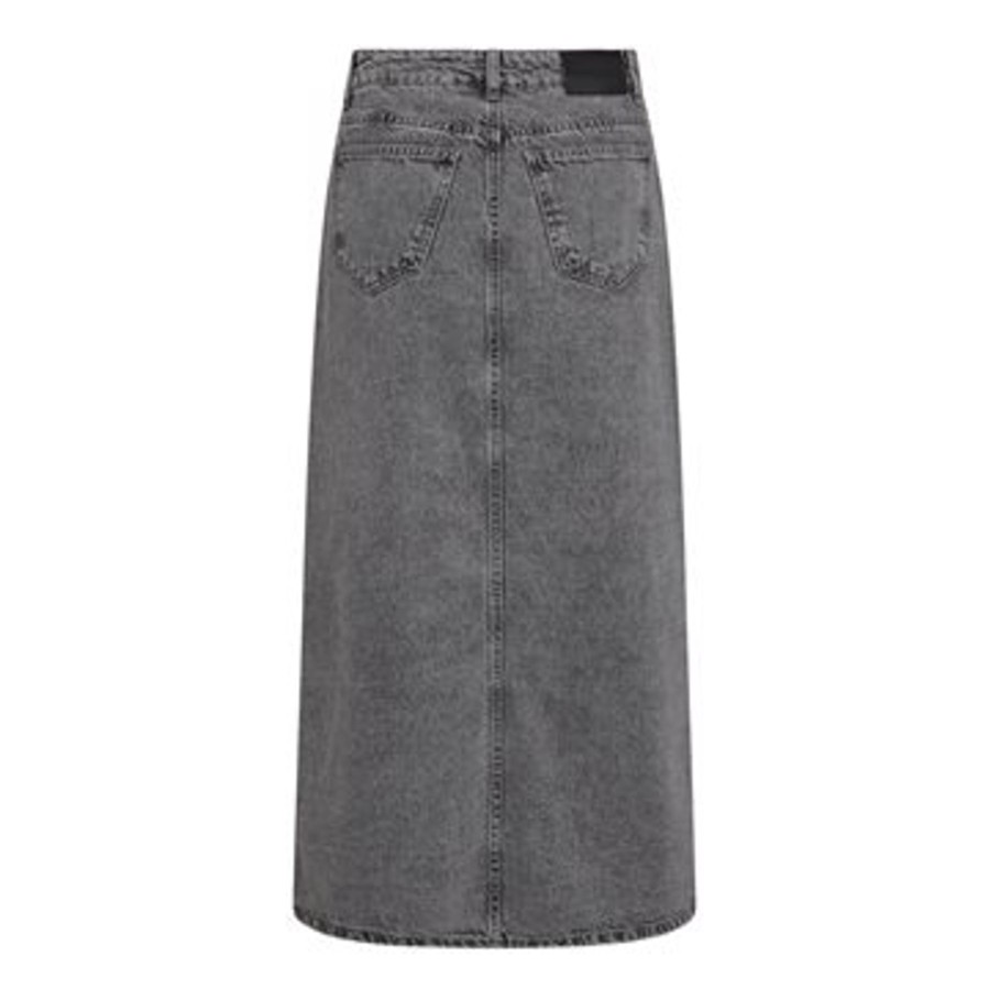 Nederdele Co Couture | Co' Couture - Vika Asym Slit Skirt - Mid Grey