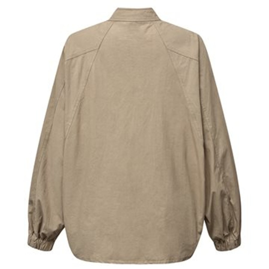 Skjorter GOSSIA | Gossia - Basma Jacket Shirt - Sand Washed