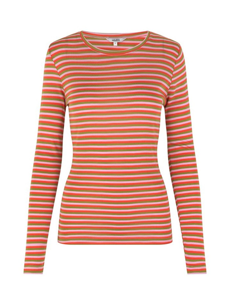 Bluser MbyM | Mbym - Lilita Blouse - Pink Guacamole Stripe