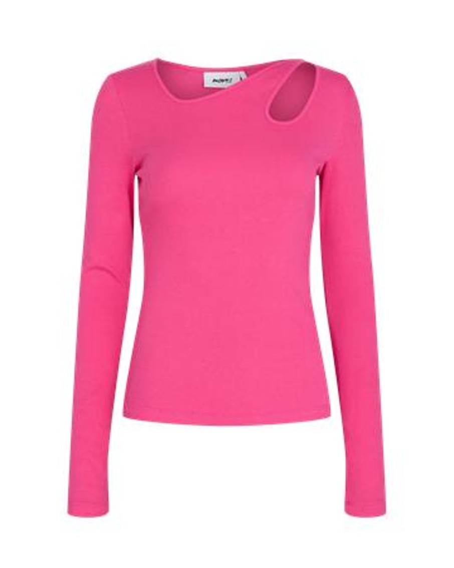 Toppe Moves | Moves - Luvie Ls Bluse - Pink