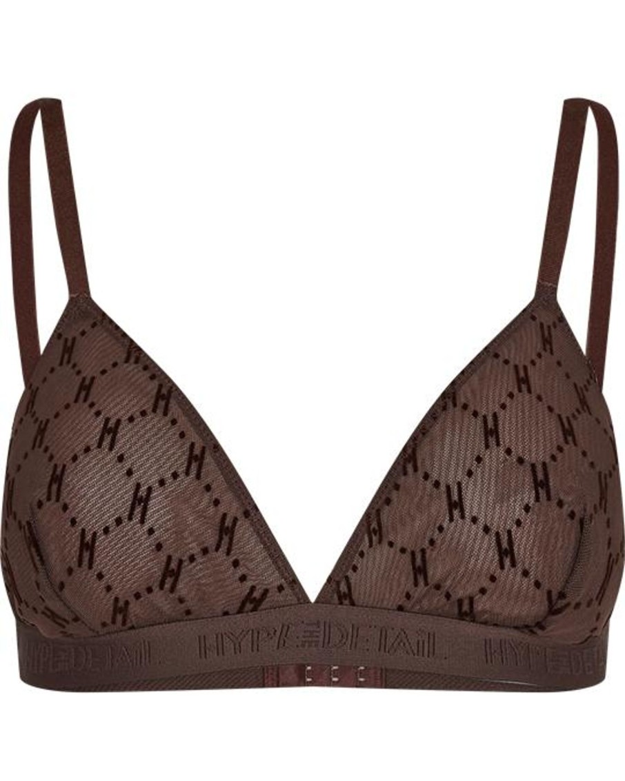 Undertoj Hype The Detail | Hype The Detail - Mesh Bralette - Brun