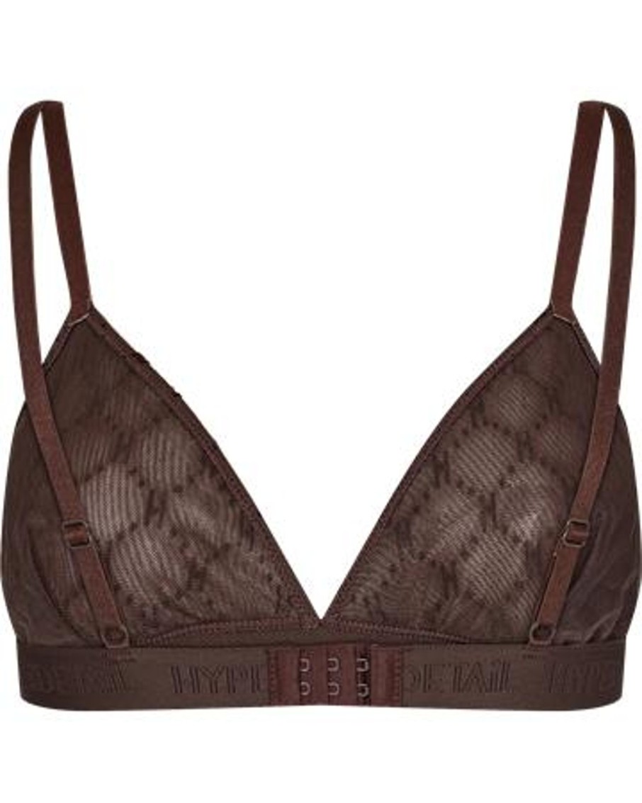 Undertoj Hype The Detail | Hype The Detail - Mesh Bralette - Brun