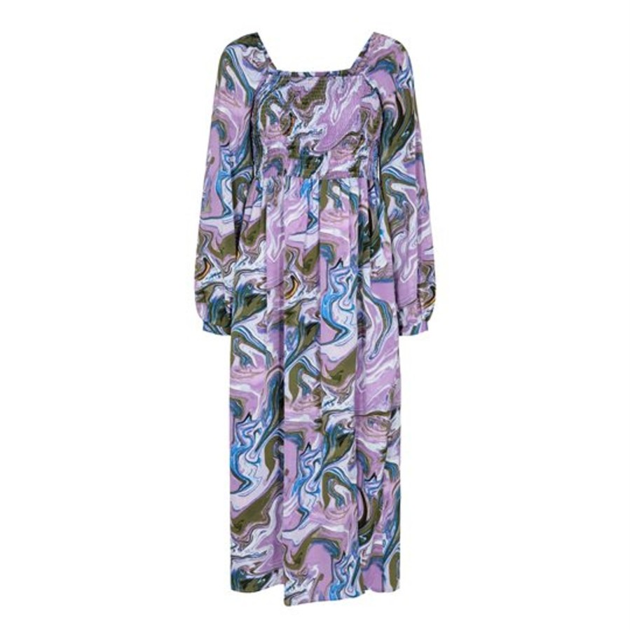 Jumpsuit Liberté essentiel | Liberte - Gro Ls Kjole - Army Lavender Marble