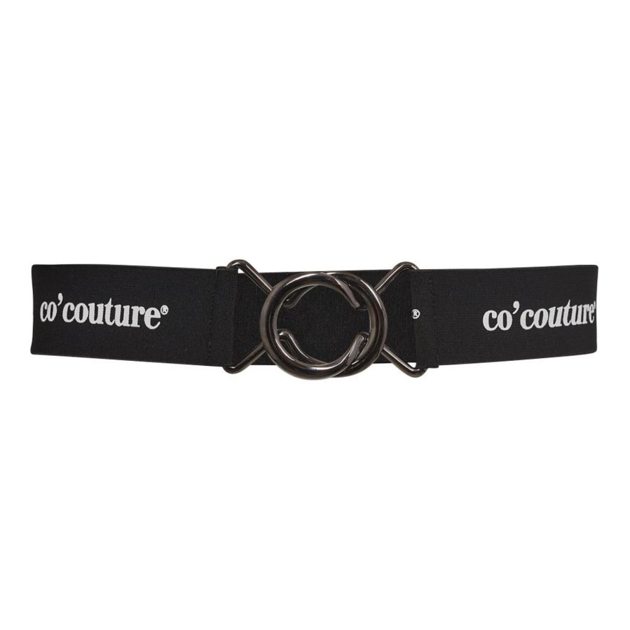 Accessories Co Couture | Co' Couture - Logo Elastic Belt - Sort