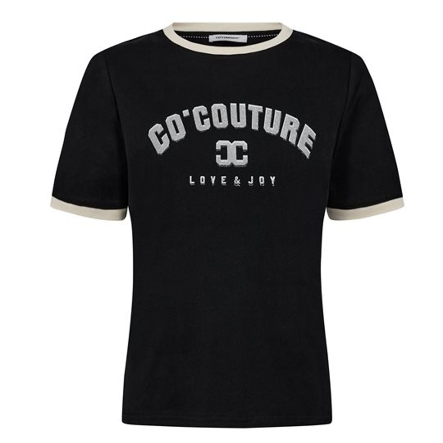 T-Shirt Co Couture | Co' Couture - Edge Tee - Sort