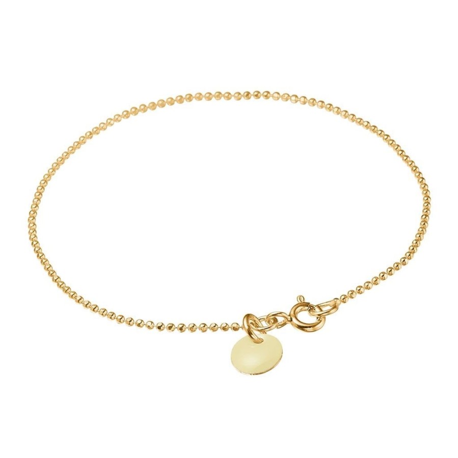 Accessories Enamel | Enamel - Ball Chain Armband - Beige