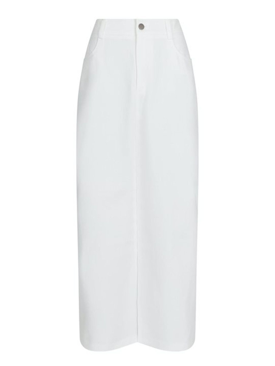 Nederdele Co Couture | Neo Noir - Frankie Denim Skirt - Off White