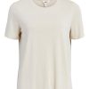 T-Shirt Object | Object - Annie Ss T-Shirt - Creme