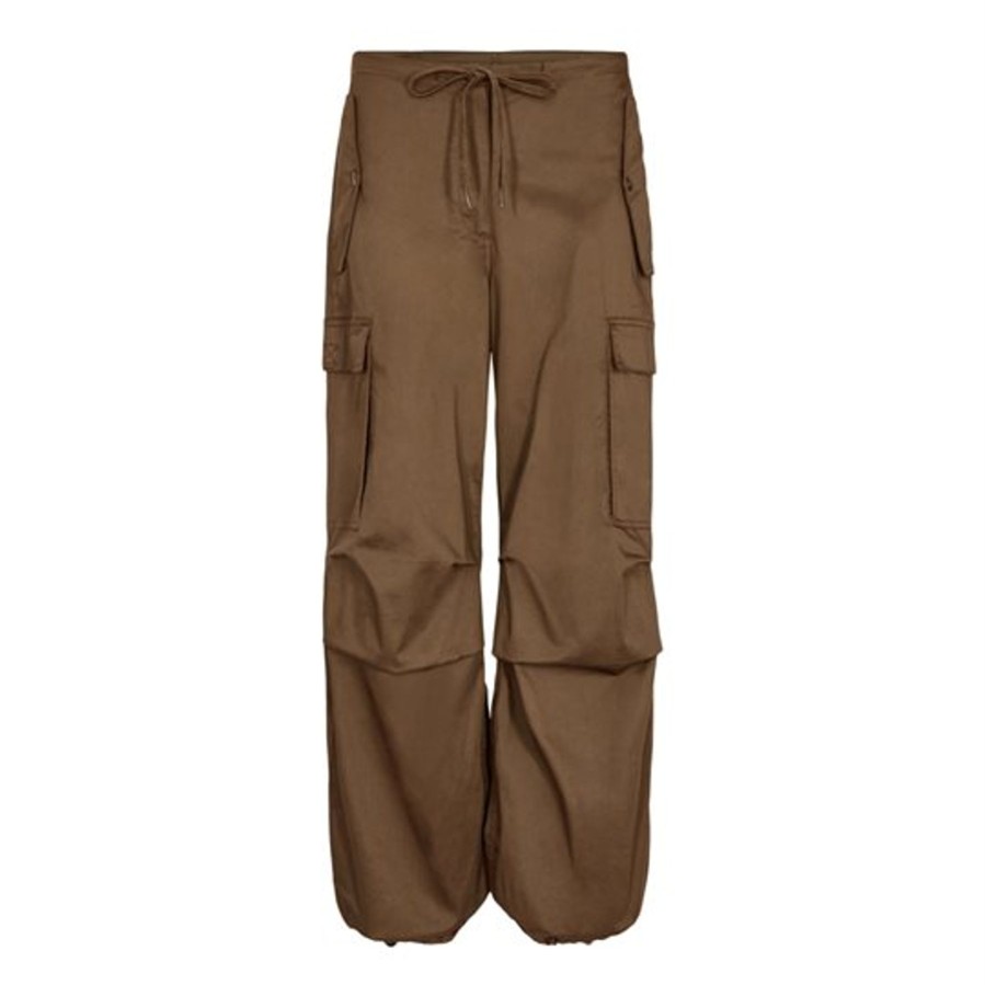 Bukser Co Couture | Co' Couture - Ezra Marshall Baggy Pant - Bison